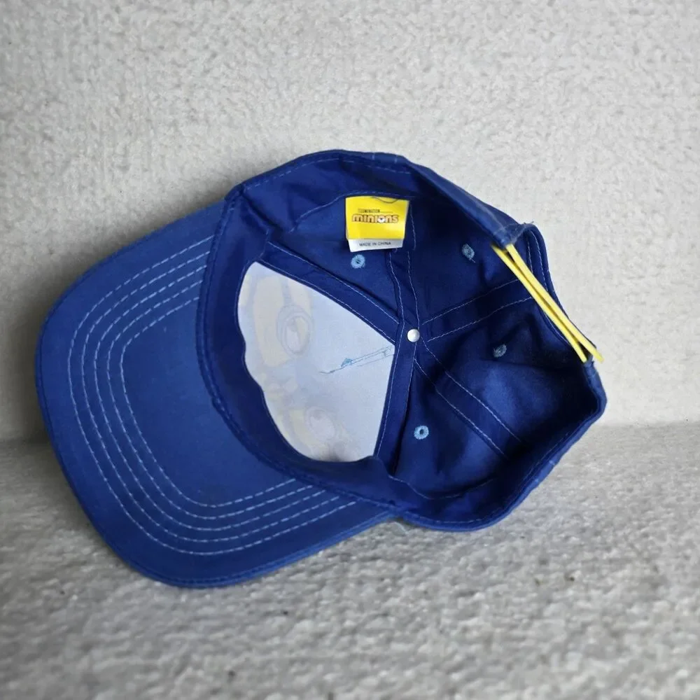 Universal City Studios Minions Kids Baseball Cap Blue Yellow NEW